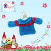 Bright Blue and Red Jumper to fit the Little Hug Dolls