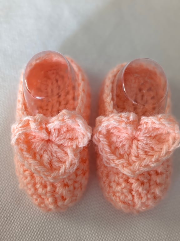 Crocheted Baby Bootie Shoes Newborn upwards