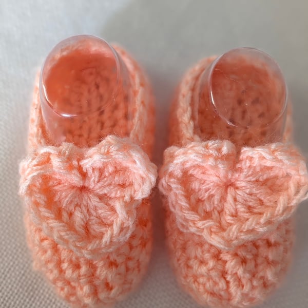 Crocheted Baby Bootie Shoes Newborn upwards