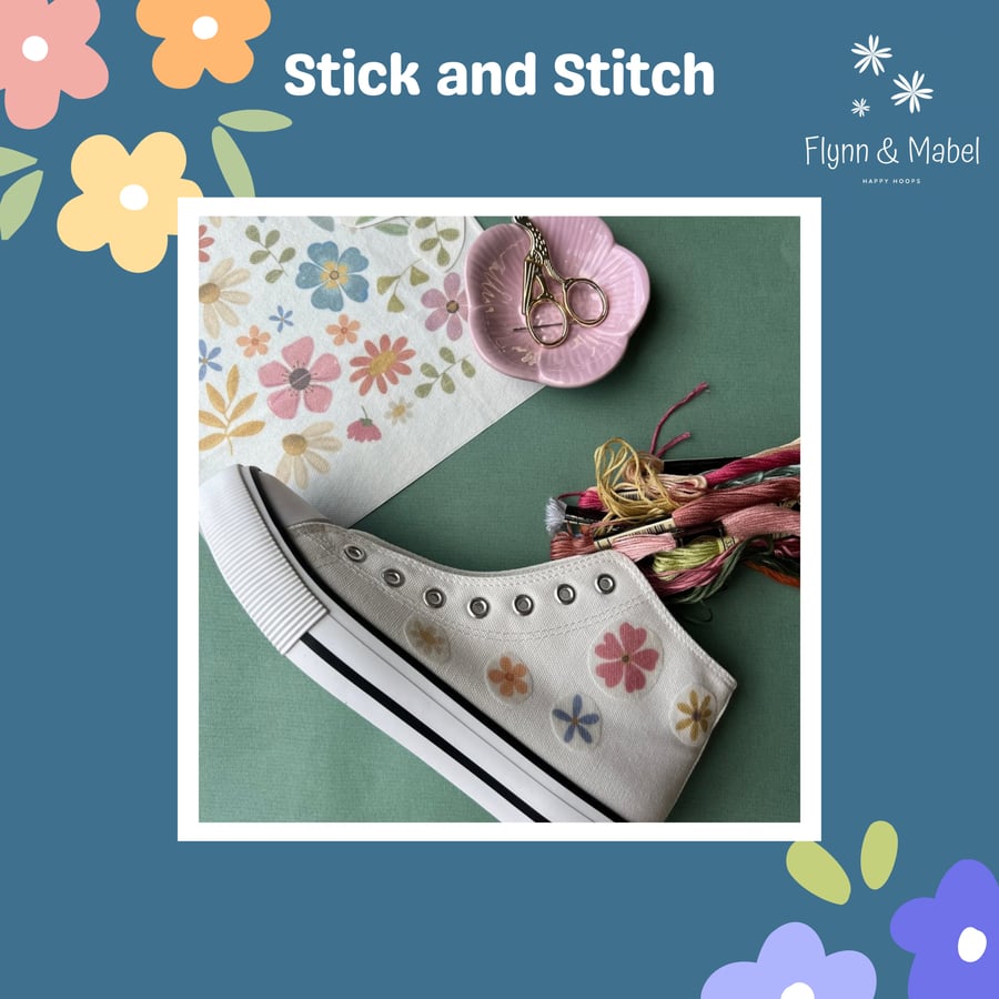 Image of Stick and Stitch Pretty Petals Designs