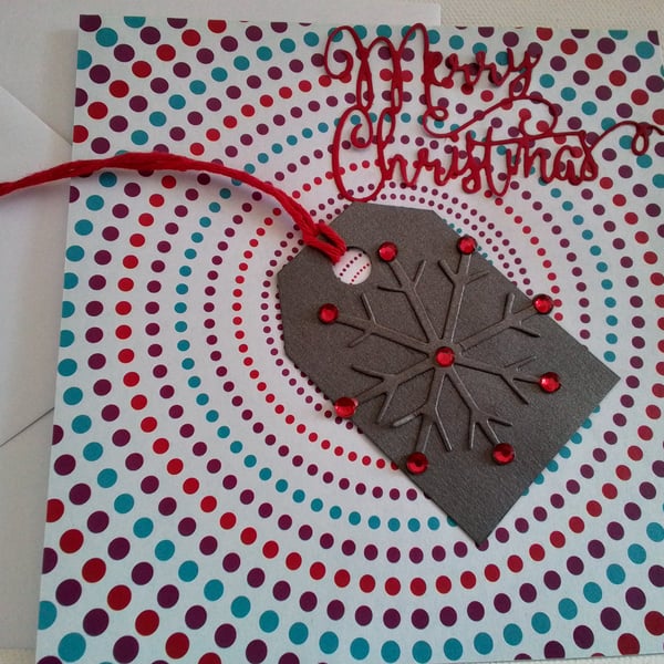 Christmas card. Handmade Christmas card. Ref 477