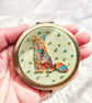 Mosaic Fox Double-sided Pocket Mirror - Image 5