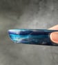 Resin Pen Holder - Blue Desk Pen Rest Organiser - Image 4
