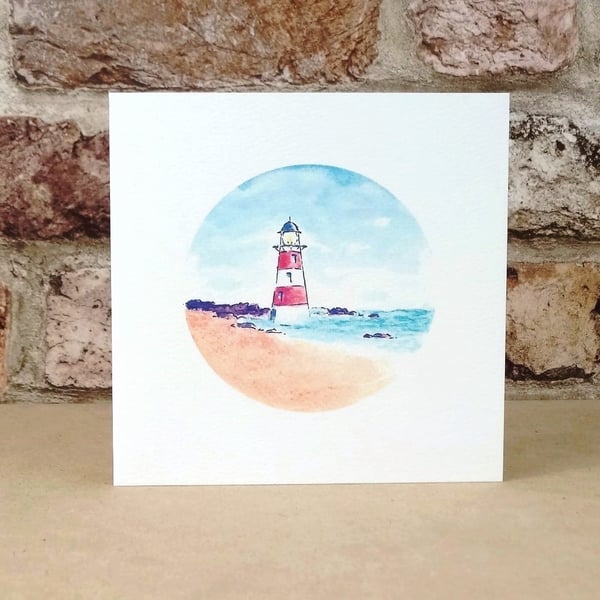 Lighthouse Card Blank card Eco Friendly