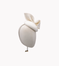 Ivory Felt Fascinator Hat – Elegant Women's Wedding & Races Headpiece  - Image 8