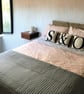 Scaffold Bed Using Recycled Reclaimed Industrial Steel And Scaffold Board Wood T - Image 8