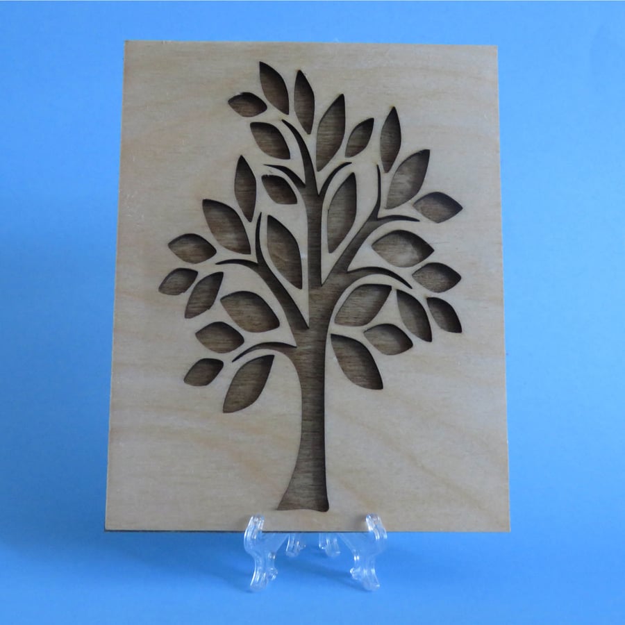 Limited Edition laser cut tree Folksy