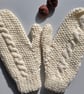Aran Cabled Mittens - Image 2