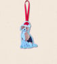 Beagle Christmas Tree Decoration - Embroidered Dog Ornament