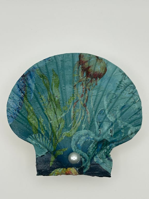 Shell Trinket Dish - Octopus 