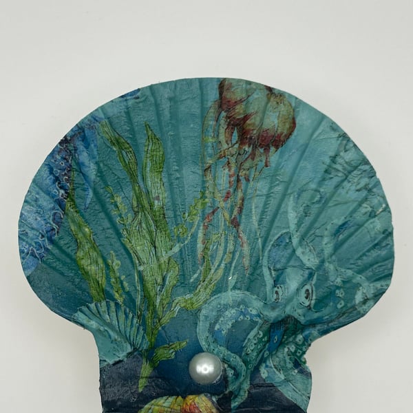 Shell Trinket Dish - Octopus 