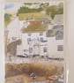 Blank greetings card A5 Blue Peter pub Polperro  - Image 4