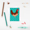 Chicken greetings card