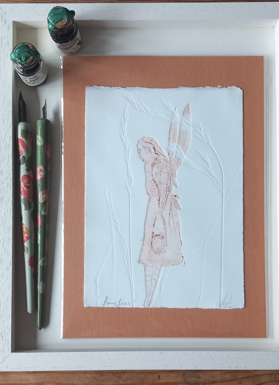 Hand printed fairy