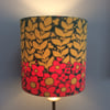 Dramatic Abstract Scandi Heals COROLLA Vintage Fabric Lampshade