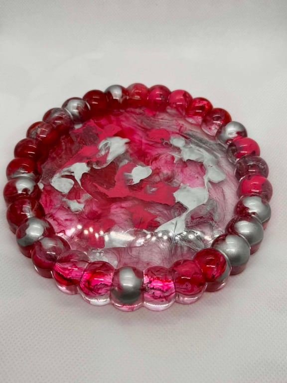 Crimson Marble Trinket Dish