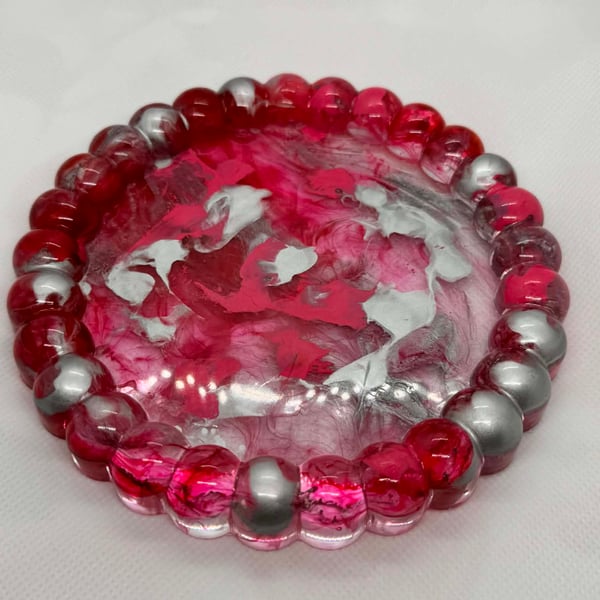 Crimson Marble Trinket Dish