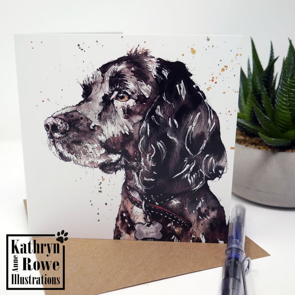 Cocker Spaniel Card, Cocker Spaniel, Cocker Spaniel Gift, Cocker Spaniels,