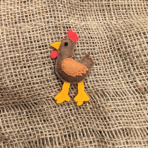 Chicken, hen, farm, hug in a box, chicken gift, felt chicken 