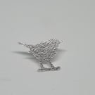 Small bird tie pin or brooch