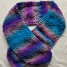 Hand knitted scarf