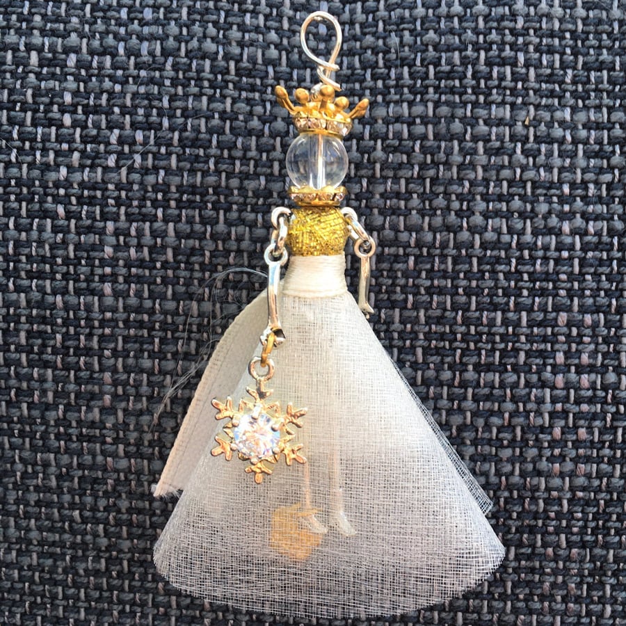 Handmade Christmas Star Angel Ornament Tree Decoration Gift