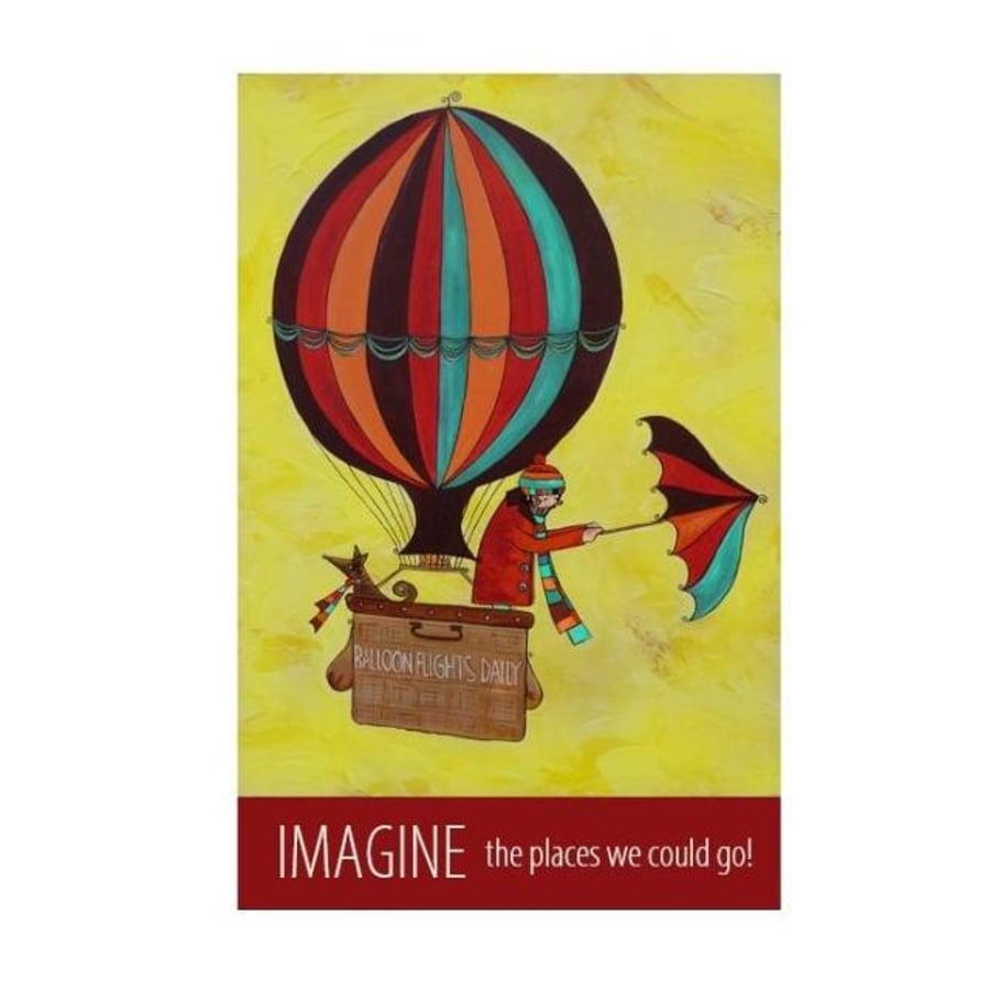 "Imagine" print - unframed