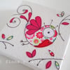 embroidered peace dove 