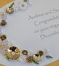 Handmade quilled engagement congratulations card - Image 4