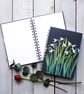 Snowdrops A5 Spiral Bound Notebook - Image 2