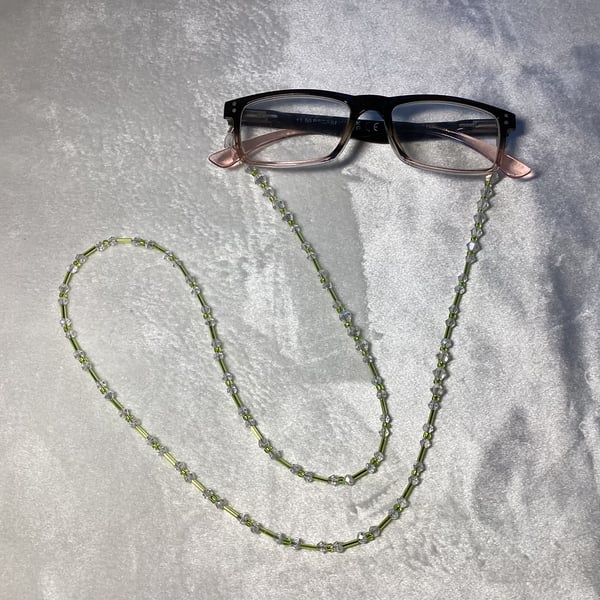 Glasses lanyard, beaded lanyard, glasses chain.