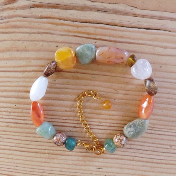 Handmade beaded bracelet.