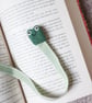 Woolly Mr Toad Bookmark - Needle Felt Felted Frog Handmade Wool Book Accessory - Image 8
