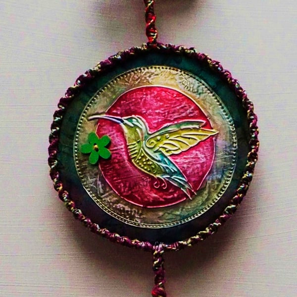 HBVM302 - Hummingbird  Flower Mandala