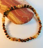 Tiger's Eye And Shell Bracelet - Handmade In Devon. - Image 5