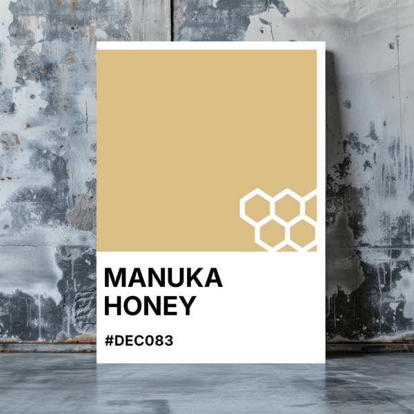 MANUKA HONEY Greeting Card – Colour Swatch Series (A6, Blank Inside)