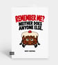 Funny Christmas Card For Him Or Her - Grumpy Cake - Image 1
