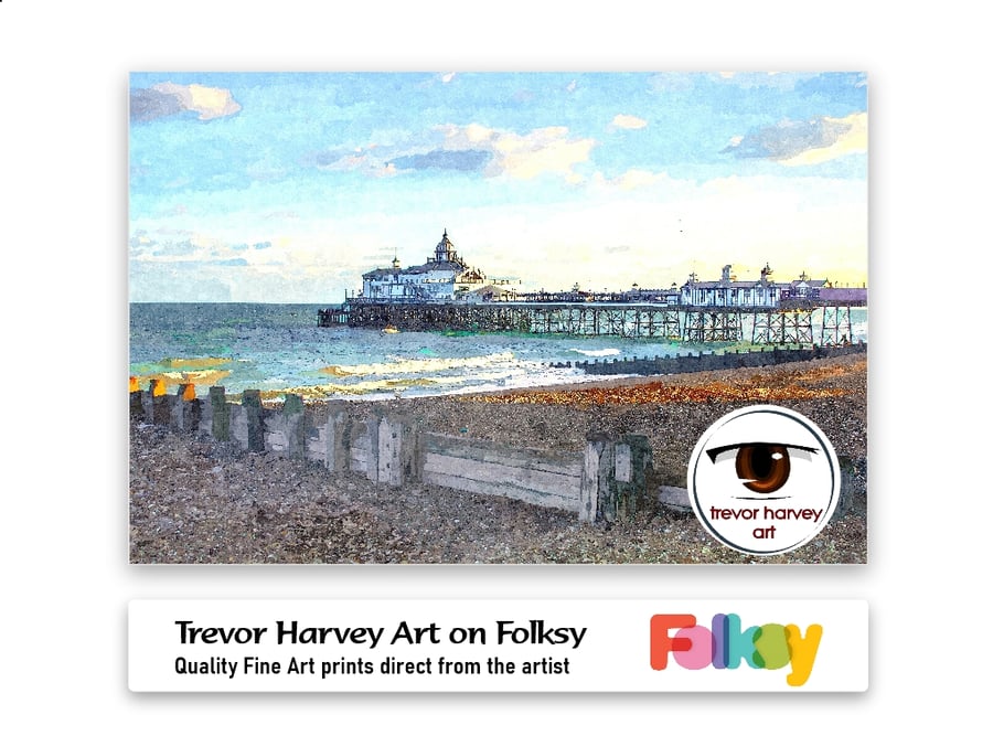 Eastbourne Pier - 12x8 inch Exclusive Fine Art Print