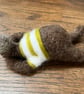 Needle Felted bear relaxing  - Image 3