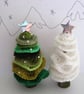 Christmas tree pattern. Crochet Christmas tree. Small decoration. - Image 5