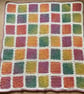 Crocheted Patchwork Granny Squares Baby Blanket - Lap Blanket - Image 2