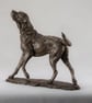 Bronze Resin Playing Labrador Dog Statue Medium Bronze Resin Sculpture - Image 8