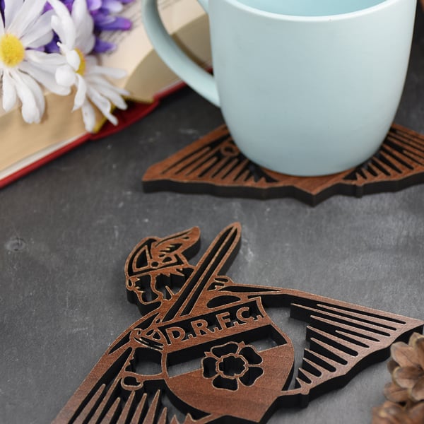 Individual Doncaster Rovers Coasters - Doncaster lovers - Doncaster Obsessives