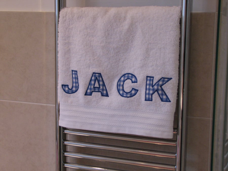 Personalised Bath Towel