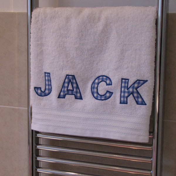 Personalised Bath Towel