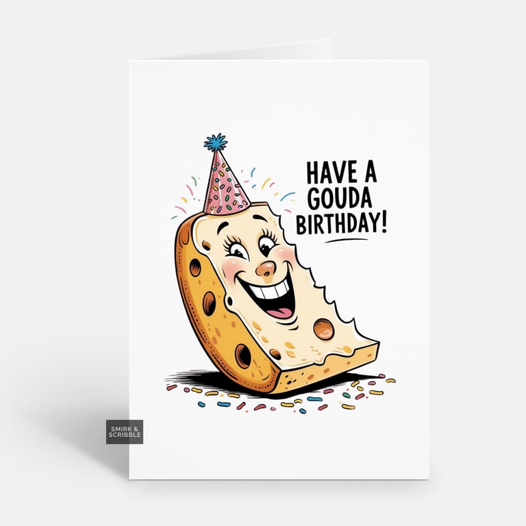 Unique Funny Birthday Card For Him Or Her 