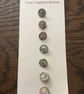 Set of 7, 12 mm, Traditional Dorset Singleton Buttons, S12 - Image 1