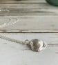 Silver Cockle Shell Necklace – Fine Silver Seashell Pendant - Image 4