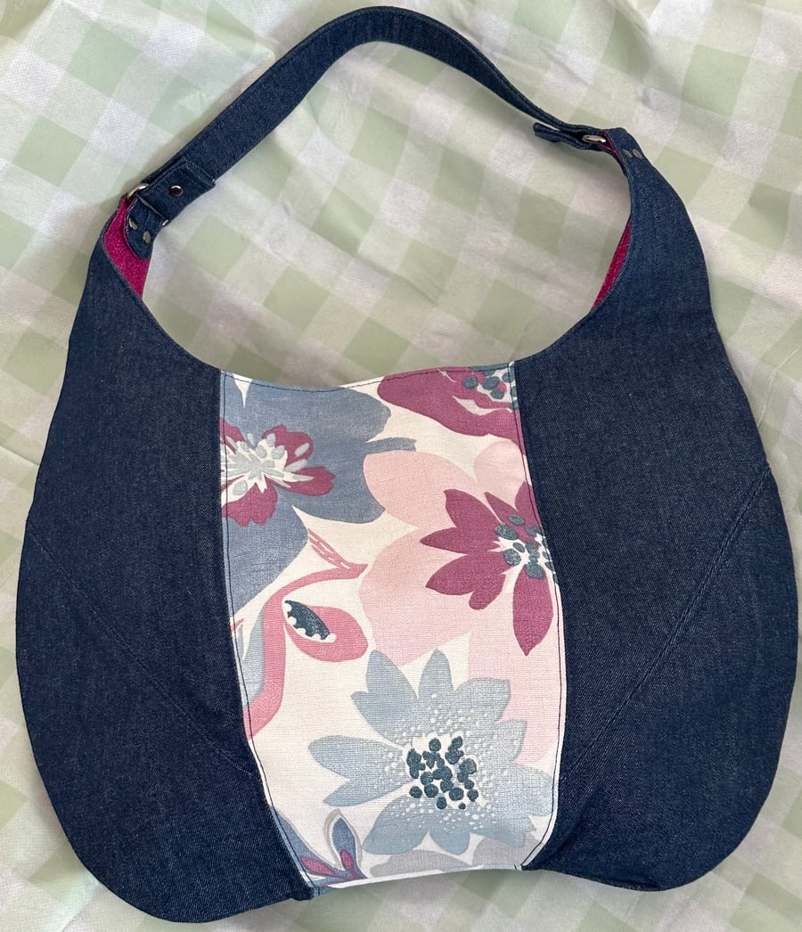 Estrella Shoulder Bag. Pattern by Oro Rosa.