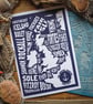 The Shipping Forecast - original linocut print- A3 - Image 2